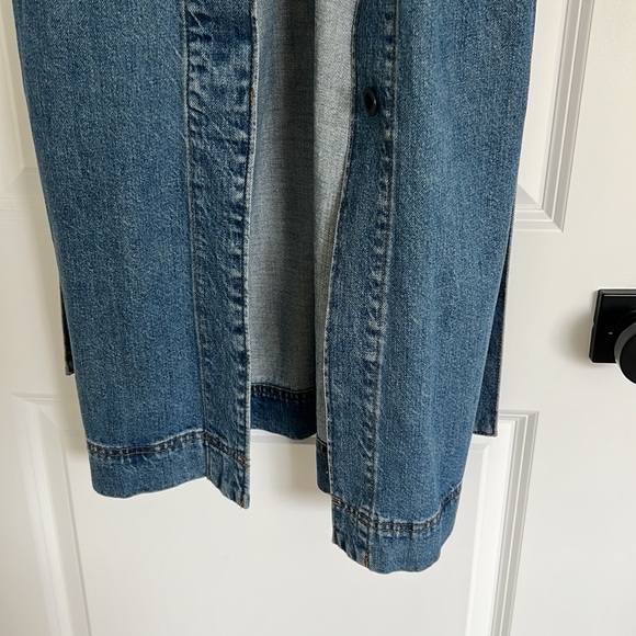 MADEWELL / Denim Duster Coat - XXS - Picture 4 of 9